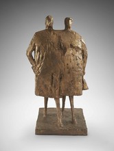 Melanie Rüegg-Leuthold, «Das Paar», 1977-78, Bronze, 48 x 30 x 18 cm