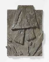 Melanie Rüegg-Leuthold, Auferstehung (Teil der Passionsfolge), 1975-77, Bronze, 40 x 30 x 3 cm